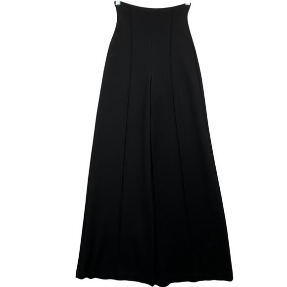 Ripley Rader Pants - Ripley Rader Ponte Knit Long Wide Leg Pant Black Womens Medium 3 34" Inseam